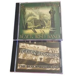The Black Irish Band CD lot of 2 The Long Way to Tipperary & American Landscapes